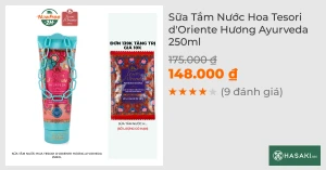 Sữa Tắm Nước Hoa Tesori d'Oriente Hương Ayurveda 250ml