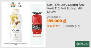 Sữa Tắm Olay Dưỡng Ẩm Vượt Trội Với Bơ Hạt Mỡ 650ml