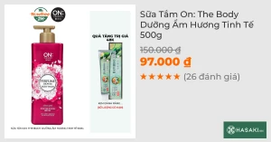 Sữa Tắm On: The Body Dưỡng Ẩm Hương Tinh Tế 500g