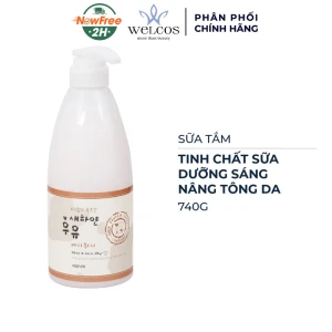 Sữa Tắm Welcos Làm Sạch, Dưỡng Sáng, Nâng Tông Da 740g