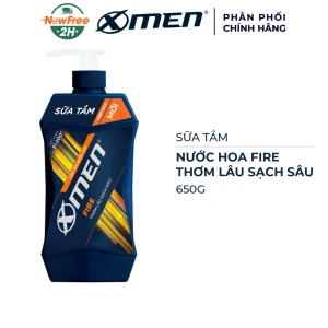 Sữa Tắm X-Men Nước Hoa Fire Thơm Lâu Sạch Sâu 650g