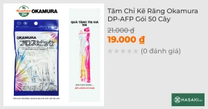 Tăm Chỉ Kẽ Răng Okamura DP-AFP Gói 50 Cây