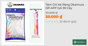 Tăm Chỉ Kẽ Răng Okamura DP-AFP Gói 90 Cây