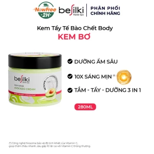 Tẩy Da Chết Toàn Thân Besilki Kem Bơ 280ml