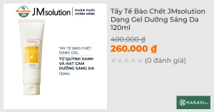 Tẩy Tế Bào Chết JMsolution Dạng Gel Dưỡng Sáng Da 120ml 