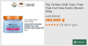 Tẩy Tế Bào Chết Toàn Thân Tree Hut Hoa Exotic Bloom 510g