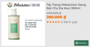 Tẩy Trang JMsolution Dạng Bọt Cho Da Mụn 300ml 