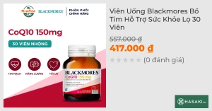 Thực Phẩm Bảo Vệ Sức Khỏe Blackmores Coq10 150mg