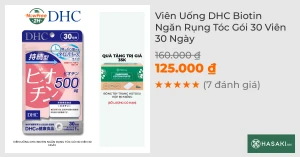 Thực Phẩm Bảo Vệ Sức Khỏe DHC Sustained Release Biotin