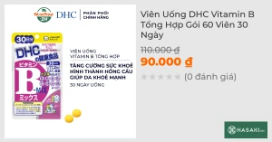 Thực Phẩm Bảo Vệ Sức Khỏe DHC Vitamin B Mix