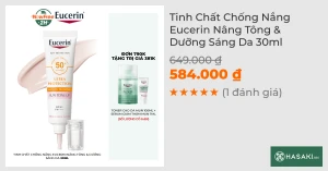 Tinh Chất Chống Nắng Eucerin Nâng Tông & Dưỡng Sáng Da 30ml