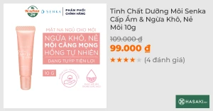 Tinh Chất Dưỡng Môi Senka Cấp Ẩm & Ngừa Khô, Nẻ Môi 10g