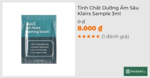 Tinh Chất Klairs Dưỡng Ẩm Sâu Sample 3ml