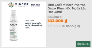 Tinh Chất Mincer Pharma Detox Phục Hồi, Ngừa Lão Hoá 30ml