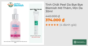 Tinh Chất Peel Da Bye Bye Blemish Mờ Thâm, Mịn Da 30ml