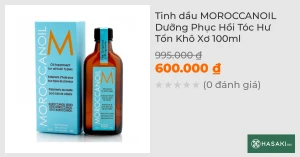 Tinh dầu MOROCCANOIL Dưỡng Phục Hồi Tóc Hư Tổn Khô Xơ 100ml
