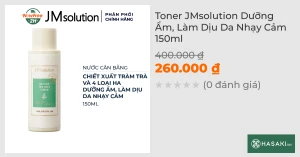 Toner JMsolution Dưỡng Ẩm, Làm Dịu Da Nhạy Cảm 150ml 