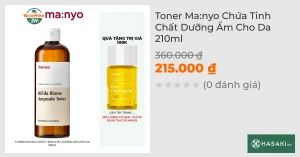 Toner Ma:nyo Chứa Tinh Chất Dưỡng Ẩm Cho Da 210ml