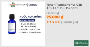 Toner Pyunkang Yul Cấp Ẩm, Làm Dịu Da 30ml