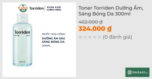 Toner Torriden Dưỡng Ẩm, Sáng Bóng Da 300ml