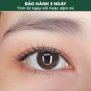 Uốn Mi Kéo Sợi Collagen Phủ Nano Đen (Mi Trên)