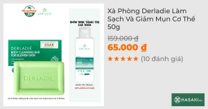 Xà Phòng Derladie Làm Sạch Và Giảm Mụn Cơ Thể 50g