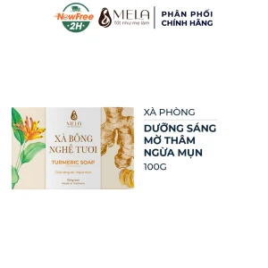 Xà Phòng Mela Chiết Xuất Nghệ 100g