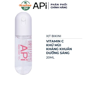 Xịt Bikini Api Vitamin C Khử Mùi, Kháng Khuẩn Phổ Rộng 20ml