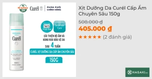 Xịt Dưỡng Da Curél Cấp Ẩm Chuyên Sâu 150g