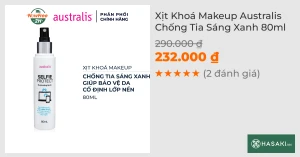Xịt Khoá Makeup Australis Chống Tia Sáng Xanh 80ml