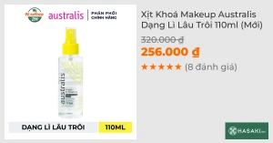 Xịt Khoá Makeup Australis Dạng Lì Lâu Trôi 110ml (Mới)