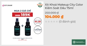 Xịt Khoá Makeup City Color Kiểm Soát Dầu 75ml