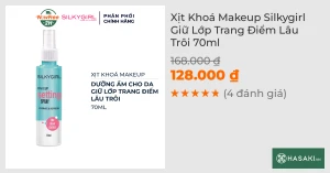 Xịt Khoá Makeup Silkygirl Giữ Lớp Trang Điểm Lâu Trôi 70ml