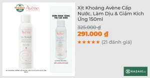 Xịt Khoáng Avène Cấp Nước, Làm Dịu & Giảm Kích Ứng 150ml