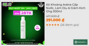 Xịt Khoáng Avène Cấp Nước, Làm Dịu & Giảm Kích Ứng 300ml