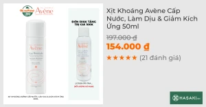 Xịt Khoáng Avène Cấp Nước, Làm Dịu & Giảm Kích Ứng 50ml