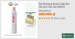 Xịt Khoáng Evian Cấp Ẩm Và Làm Dịu Da 300ml