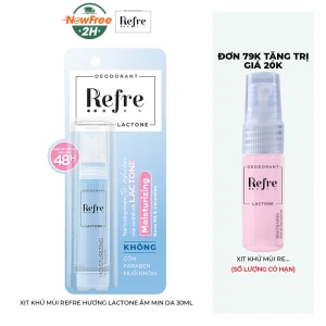 Xịt Khử Mùi Refre Hương Lactone Ẩm Mịn Da 30ml