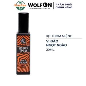 Xịt Thơm Miệng Wolf On Vị Đào Ngọt Ngào 20ml