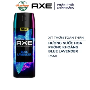 Xịt Thơm Toàn Thân Axe Hương Nước Hoa Blue Lavender 135ml