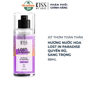 Xịt Thơm Toàn Thân Kiss My Body Lost In Paradise 88ml