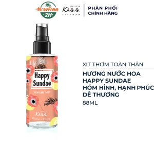 Xịt Thơm Toàn Thân Malissa Kiss Hương Happy Sundae 88ml