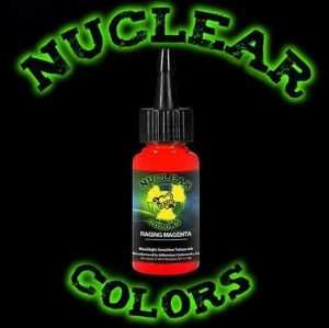 Mực Xăm Dạ Quang Raging Magenta - Mom’s Nuclear UV - DỤNG CỤ XĂM CHUYÊN NGHIỆP