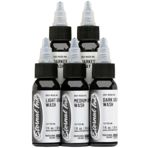 Set Mực Xăm Eternal – Gray Wash - DỤNG CỤ XĂM CHUYÊN NGHIỆP