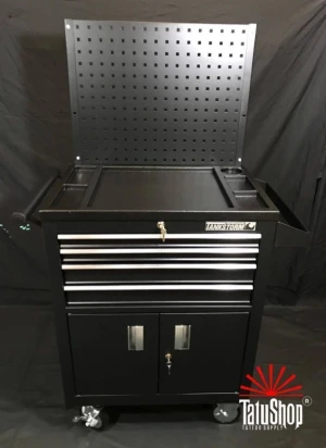 Tủ 4 Ngăn 1 Hộc TZ 64 (Lớn - Có Khóa) - DỤNG CỤ XĂM CHUYÊN NGHIỆP - TATUSHOP