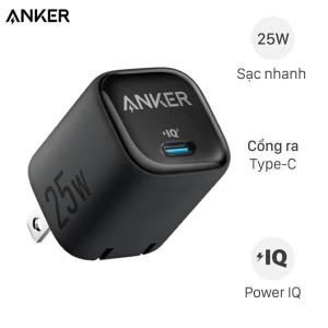 Adapter Sạc Type C IQ3 25W Anker A2656