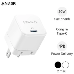 Adapter Sạc Type C PD 20W Anker PowerPort III Cube A2149