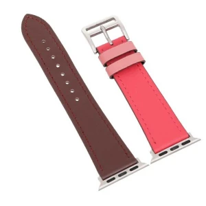 Dây da MVW mặt 40mm M07-05-40 Nâu Đỏ