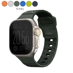 Dây silicone Apple Watch Stride mặt 49/45/44/42mm UNIQ