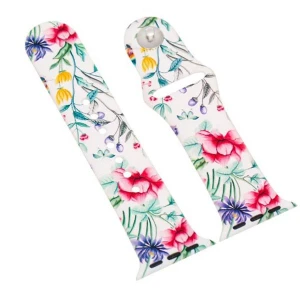 Dây silicone MVW mặt 40mm M05-02-40 Hoa văn